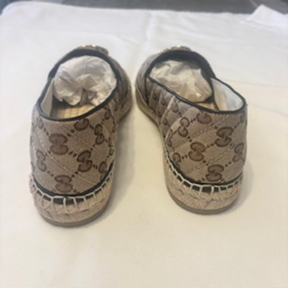 NIB Gucci Espadrille Loafers - Size 38/ 7 1/2 - Picture 4 of 12